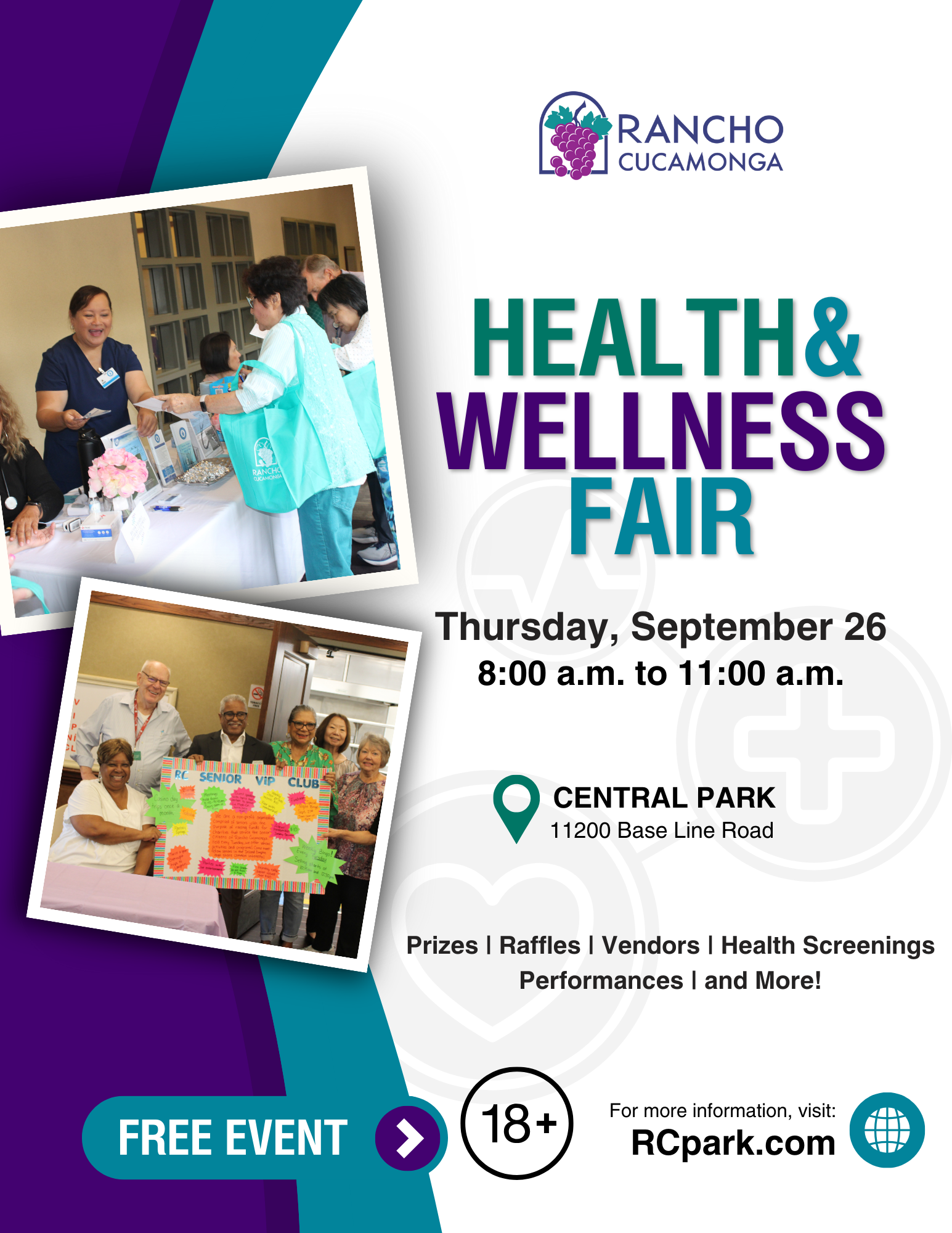 2024 Health & Wellness Fair City of Rancho Cucamonga